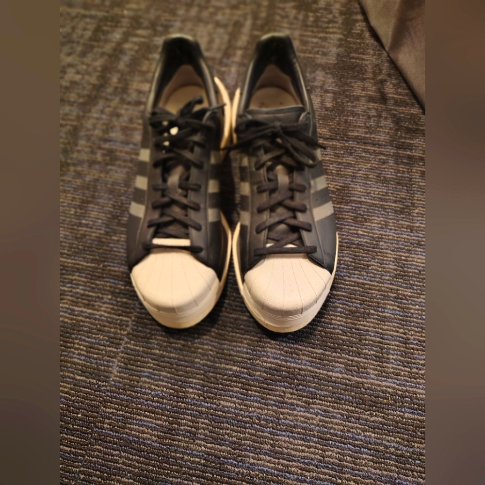 Adidas y3 gendo superstar leather shoes